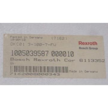 NEW Korea Russia REXROTH DKC01.3-100-7-FW SERVO DRIVE R911279429 , DKC0131007FW