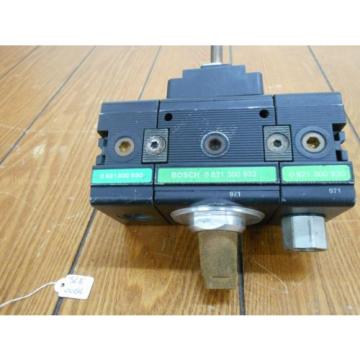 Bosch USA Greece 0821300932 Solenoid Valve 3/2 Way with Two 821300930 Distributor Blocks