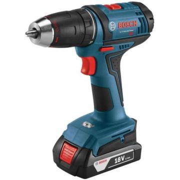 Bosch Li-Ion Drill/Driver Cordless Power Tool Kit 1/2in 18V Keyless BLUE DDB181