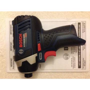 New Bosch 12V 12 Volt Lithium Ion PS41B 1/4&#034; Hex Cordless Impact Driver PS41