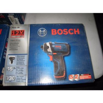 Bosch Tools 12 Volt Max Cordless Lithium-ion Impact Driver PS41-2A New