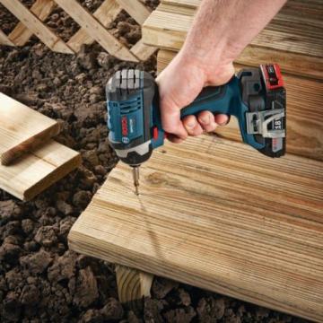 Hex Compact Tough Impact Driver 18 Volt Lithium-Ion Cordless 1/4&#034;, 2 Batteries