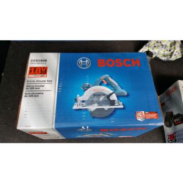 Bosch 6.5&#034; Circular Saw CCS180B 18V And SKC181-101 Lithium Ion Starter Kit 18V