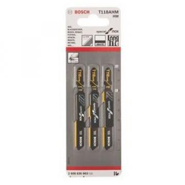 Bosch, Lame per seghetto alternativo, 3 pz. T 118 AHM, 2608630663