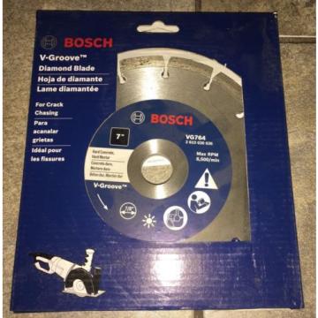 New Bosch VG764  V-Groove 7&#034; Diamond Blade For Concrete &amp; Hard Motor