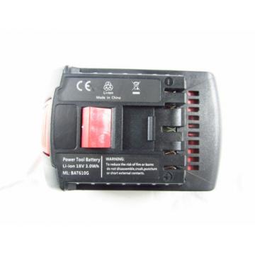 Battery For Bosch 18V Li-ion 3.0Ah BAT618 cordless