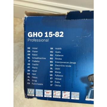 Bosch GHO 15-82 Professional Planer 110V Power Tool Brand New