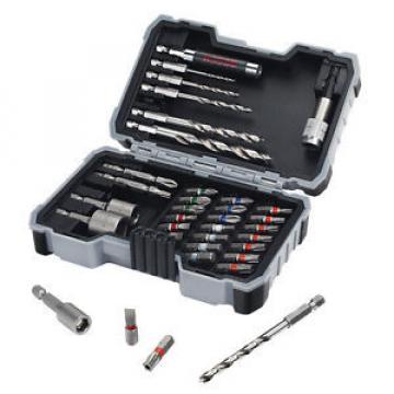 SET KIT BIT INSERTI + BUSSOLE + PUNTE PROFESSIONALI 35PZ BOSCH A LEGNO