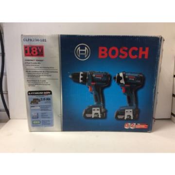 Bosch CLPK234-181 18-V Lithium-Ion 2-Tool Combo Kit Drill/Driver &amp; Impact Driver