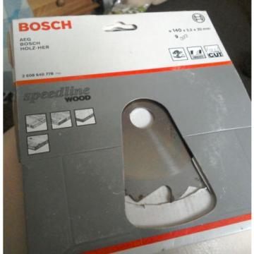 Bosch Circular Saw Blade, 140mm x 20mm Bore, New old stock, Free P&amp;P. Last One.