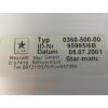 REXROTH India USA (Star Linearmodul) /  Typ : 0360-500-00