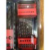 BOSCH 21-PC BLACK OXIDE TWIST DRILL BIT SET WITH CASE NEW #5 small image