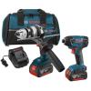 New 18-volt Lithium-Ion Hammer Drill/Driver and Hex Impact Driver Combo Kit