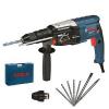 BOSCH DRILL HAMMER GBH 2-28 DFV + 5 SDS BITS + 2 CHISEL + CASE + CHUCK #1 small image