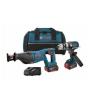 2-Tool 18-Volt Lithium-Ion Cordless Drill/Driver Reciprocating Saw Combo Kit Bag #1 small image