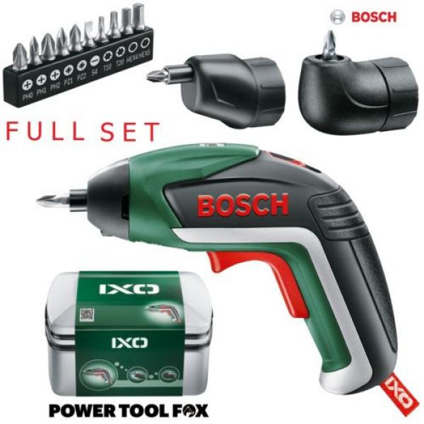 FULL SET Bosch IXO 5 Lithium ION Cordless Screwdriver 06039A8072 3165140800051 #1 image