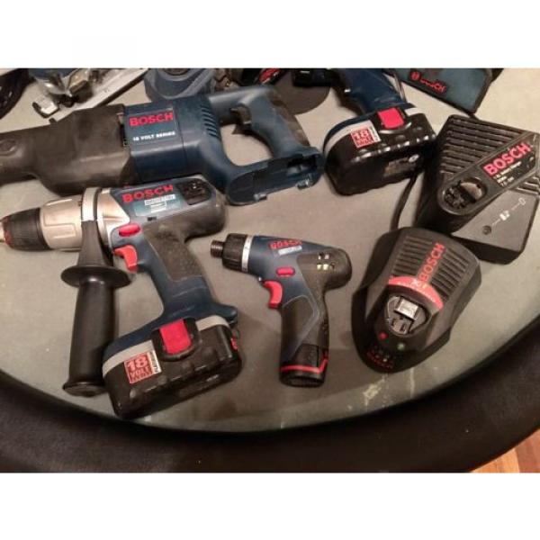 Bosch 18V Cordless 6-Tool Combo Kit Plus 10.8V Mini Driver/Drill #2 image