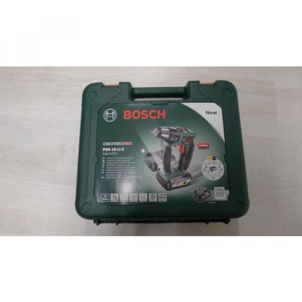 Bosch PSR 18 LI-2 Akkuschrauber 2 Akkus , Koffer Zubehör NEU versiegelt #1 image