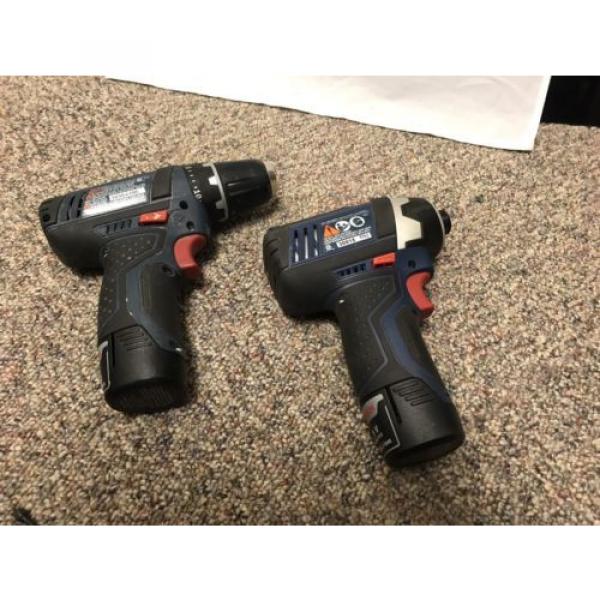 Bosch PS31 12V Max 3/8&#034; Cordless Drill PS41 1/4&#034; Impact Driver Li Ion Combo #5 image