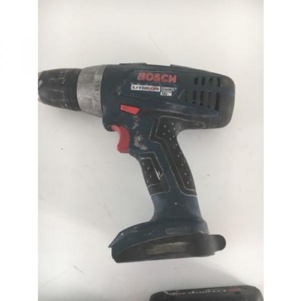 Bosch 36618 18V Li-Ion 1/2&#034;  Cordless Drill w/3 Batteries BAT609. Tested!!!! #9 image