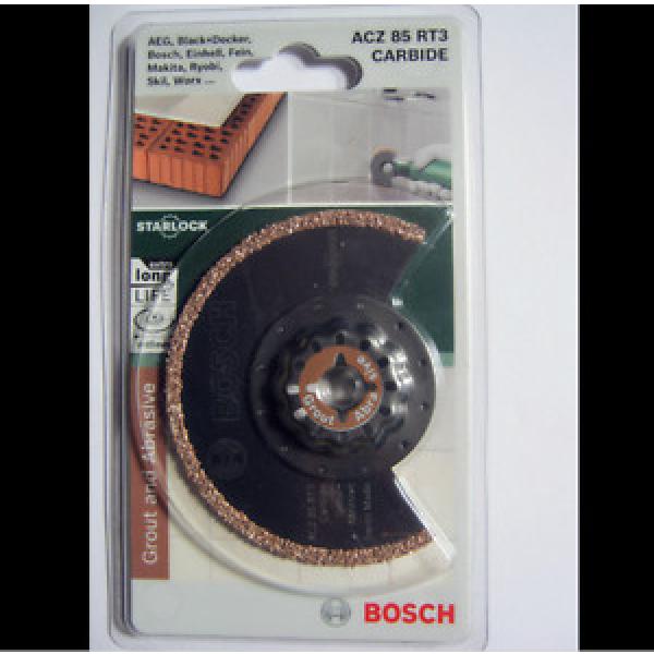 Bosch Starlock ACZ 85 RT3 Carbide RIFF Segment Saw Blade Grout &amp; Abrasive 85mm #1 image