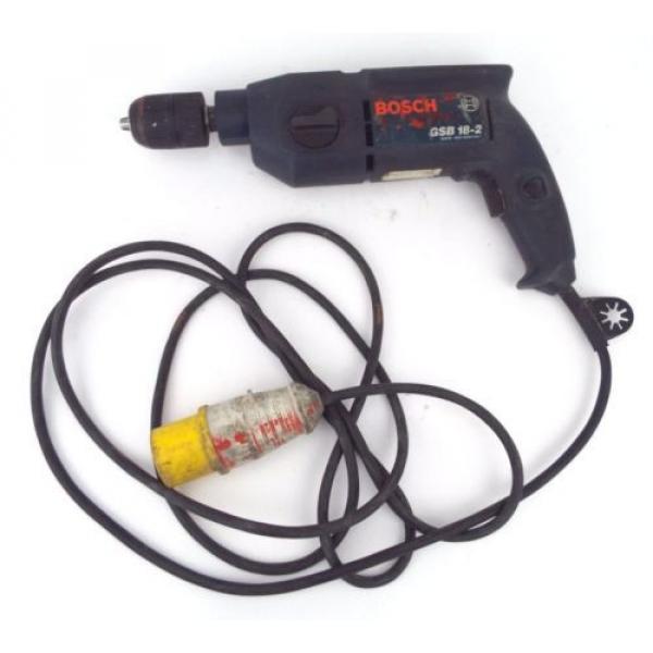 Bosch GSB 18-2 13mm Hammer Drill 2 Speed 600w 110v #1 image