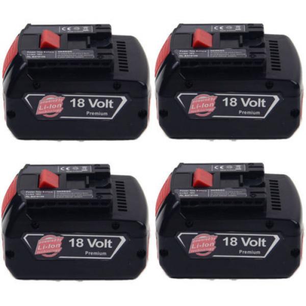 4x4.0AH 18V Li-ion Battery For Bosch BAT609 BAT618 2 607 336 091 CCS180 CCS180B #1 image