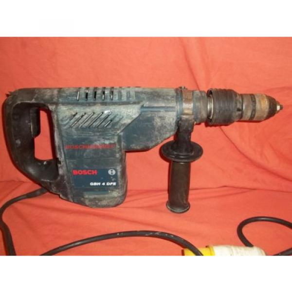 BOSCH GBH 4DFE ROTARY KEYLESS CHUCK  HAMMER DRILL MULTIDRILL 110v 4KG 3 MODE #3 image