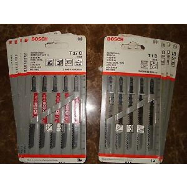 NEW Bosch Jigsaw Blades (T1B &amp; T27D) 31/2 inch--wood/metal-see pics-  45 total- #1 image